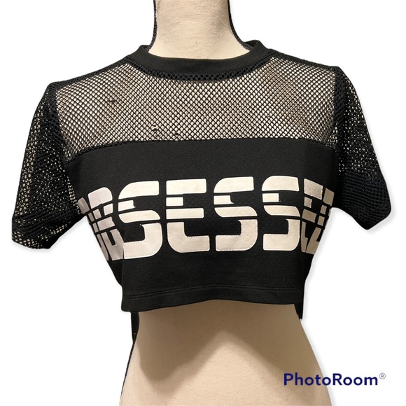 Obsessed Mesh Crop Top - Picture 4 of 8